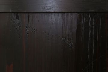 古民具・骨董　アンティークのクリアガラス帯戸4枚セット