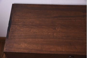 アンティーク家具　鉄脚付き!古い桐箪笥ローボード(2)