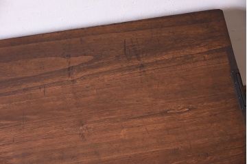 アンティーク家具　鉄脚付き!古い桐箪笥ローボード(2)