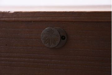 アンティーク家具　鉄脚付き!古い桐箪笥ローボード(2)