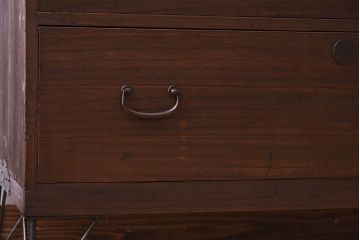 アンティーク家具　鉄脚付き!古い桐箪笥ローボード(2)