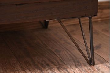 アンティーク家具　鉄脚付き!古い桐箪笥ローボード(2)