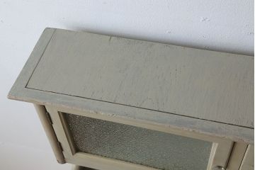 アンティーク家具　オリジナルペイント　デンタルキャビネット(ケビント)
