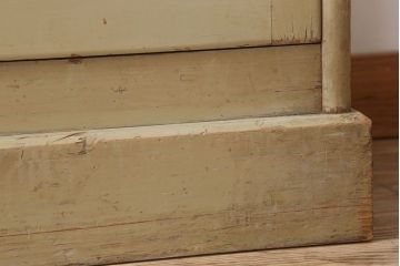 アンティーク家具　オリジナルペイント　デンタルキャビネット(ケビント)