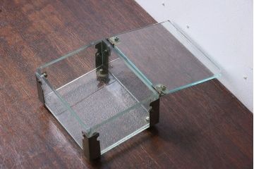 アンティーク雑貨　和製アンティーク　昭和レトロ　ガラス製小物入れ