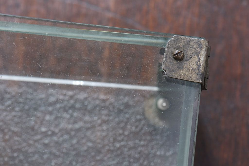 アンティーク雑貨　和製アンティーク　昭和レトロ　ガラス製小物入れ