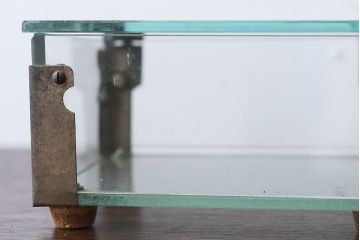 アンティーク雑貨　和製アンティーク　昭和レトロ　ガラス製小物入れ