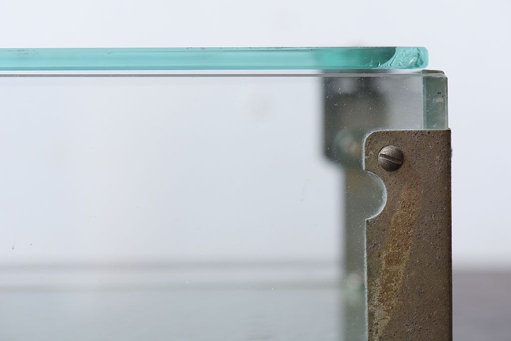 アンティーク雑貨　和製アンティーク　昭和レトロ　ガラス製小物入れ