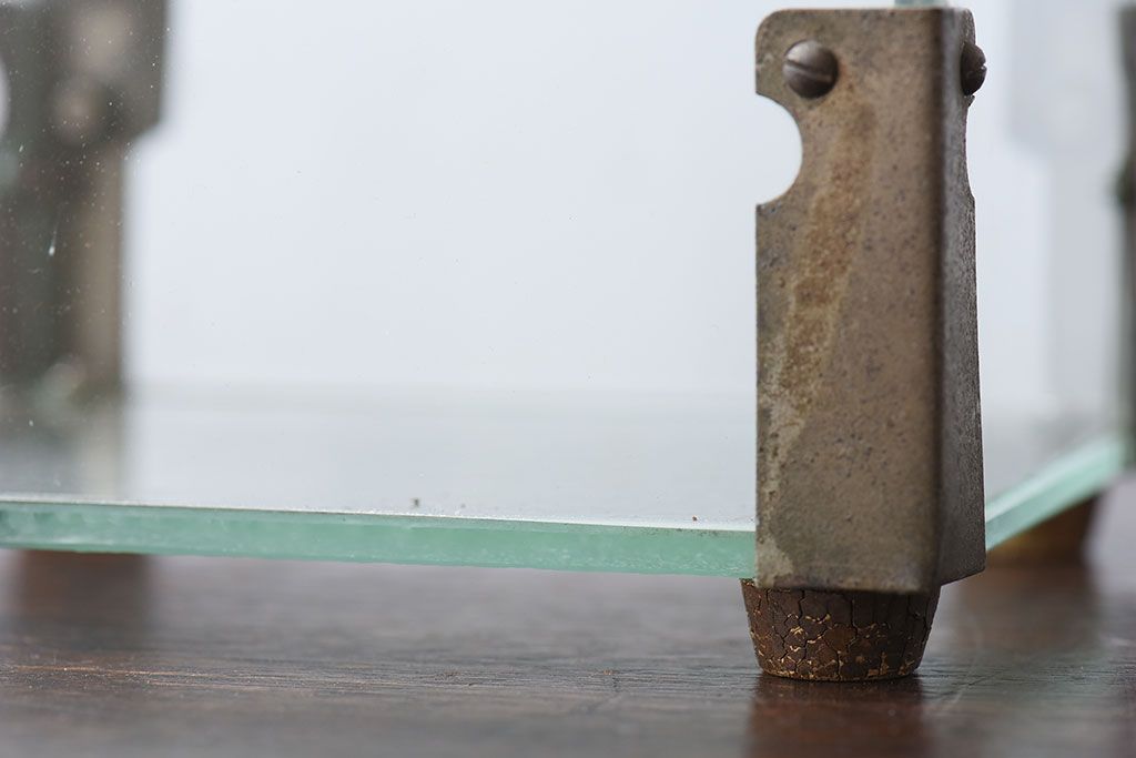 アンティーク雑貨　和製アンティーク　昭和レトロ　ガラス製小物入れ