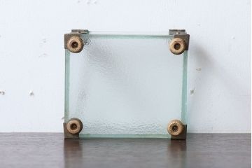 アンティーク雑貨　和製アンティーク　昭和レトロ　ガラス製小物入れ