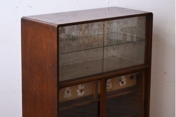 レトロ家具　昭和レトロなアンティーク茶箪笥