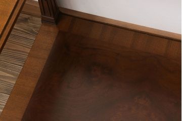 DREXEL HERITAGE(ドレクセルヘリテイジ)USA　CAMEO　特注品　ガラス天板のセンターテーブル(カクテルテーブル)(定価約100万円)