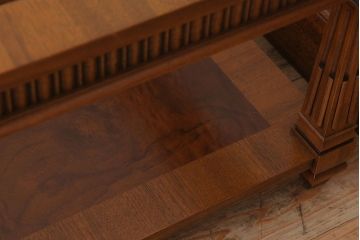 DREXEL HERITAGE(ドレクセルヘリテイジ)USA　CAMEO　特注品　ガラス天板のセンターテーブル(カクテルテーブル)(定価約100万円)