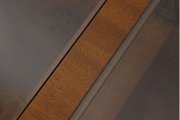 DREXEL HERITAGE(ドレクセルヘリテイジ)USA　CAMEO　特注品　ガラス天板のセンターテーブル(カクテルテーブル)(定価約100万円)