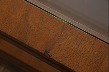 DREXEL HERITAGE(ドレクセルヘリテイジ)USA　CAMEO　特注品　ガラス天板のセンターテーブル(カクテルテーブル)(定価約100万円)