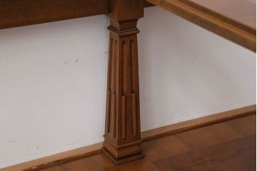 DREXEL HERITAGE(ドレクセルヘリテイジ)USA　CAMEO　特注品　ガラス天板のセンターテーブル(カクテルテーブル)(定価約100万円)