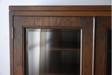 中古　永田良介商店　高級品!831型2枚扉食器棚(カップボード)(定価約49万7千円)