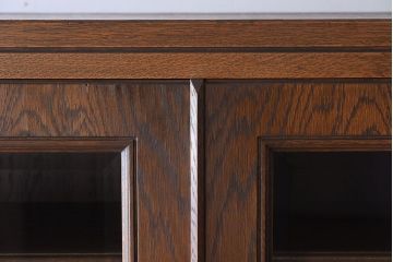 中古　永田良介商店　高級品!831型2枚扉食器棚(カップボード)(定価約49万7千円)