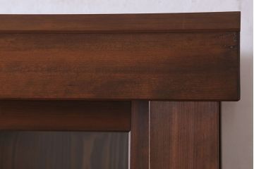 アンティーク家具　明治大正期　アンティーク　二段重ね関西収納棚