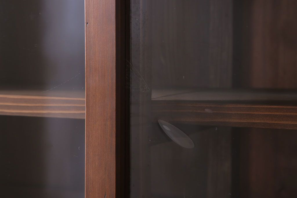 アンティーク家具　明治大正期　アンティーク　二段重ね関西収納棚