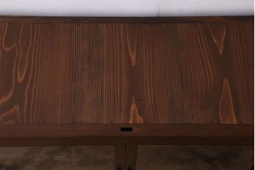 アンティーク家具　明治大正期　アンティーク　二段重ね関西収納棚