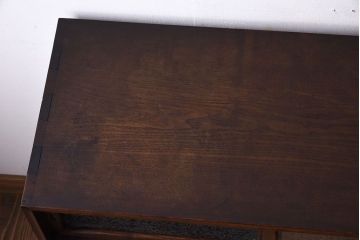 アンティーク家具　前面桑材!和製アンティークの上品な茶箪笥
