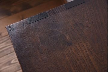 アンティーク家具　前面桑材!和製アンティークの上品な茶箪笥