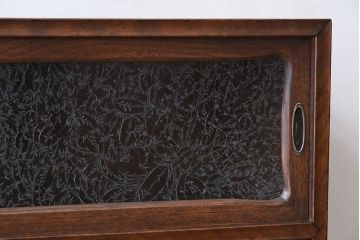 アンティーク家具　前面桑材!和製アンティークの上品な茶箪笥