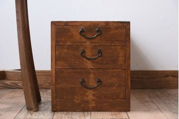 アンティーク家具　総桐材のアンティーク小引き出し
