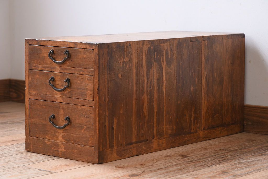 アンティーク家具　総桐材のアンティーク小引き出し