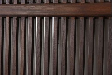 大正昭和期　古民具・骨董　総欅材　ガラス入り!アンティーク蔵戸(玄関戸)