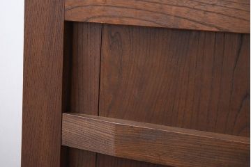 大正昭和期　古民具・骨董　総欅材　ガラス入り!アンティーク蔵戸(玄関戸)