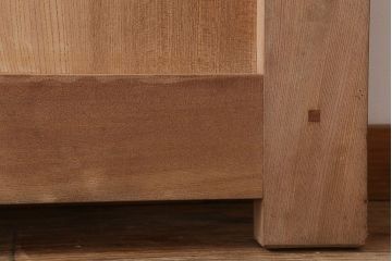 明治〜大正期　アンティーク　両開き　特大　総欅材!古い御屋敷の門扉一対(玄関戸)