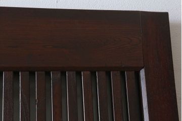 古民具・骨董　総欅材　ガラス入り!アンティーク蔵戸(玄関戸)