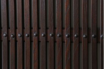 古民具・骨董　総欅材　ガラス入り!アンティーク蔵戸(玄関戸)