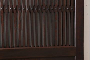 古民具・骨董　総欅材　ガラス入り!アンティーク蔵戸(玄関戸)