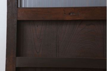 古民具・骨董　総欅材　ガラス入り!アンティーク蔵戸(玄関戸)