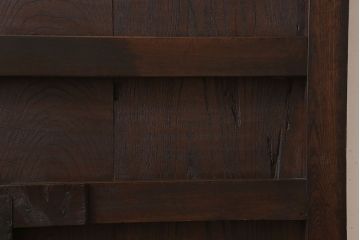 古民具・骨董　総欅材　ガラス入り!アンティーク蔵戸(玄関戸)