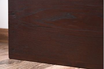 アンティーク雑貨　明治大正期　古い松材の大きなアンティーク収納箱(木箱)