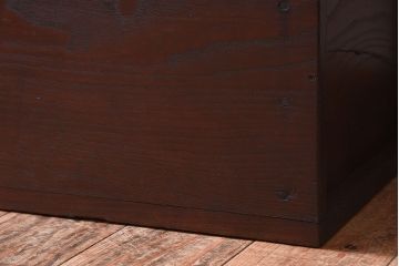 アンティーク雑貨　明治大正期　古い松材の大きなアンティーク収納箱(木箱)