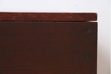 アンティーク雑貨　明治大正期　古い松材の大きなアンティーク収納箱(木箱)
