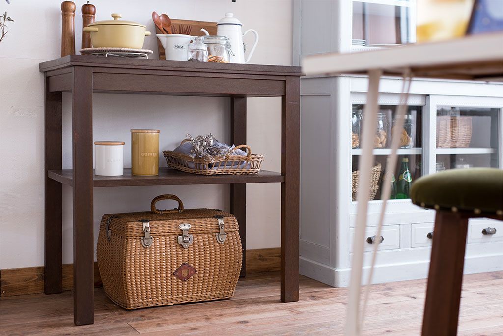 アンティーク雑貨　昭和レトロなアンティークバスケット