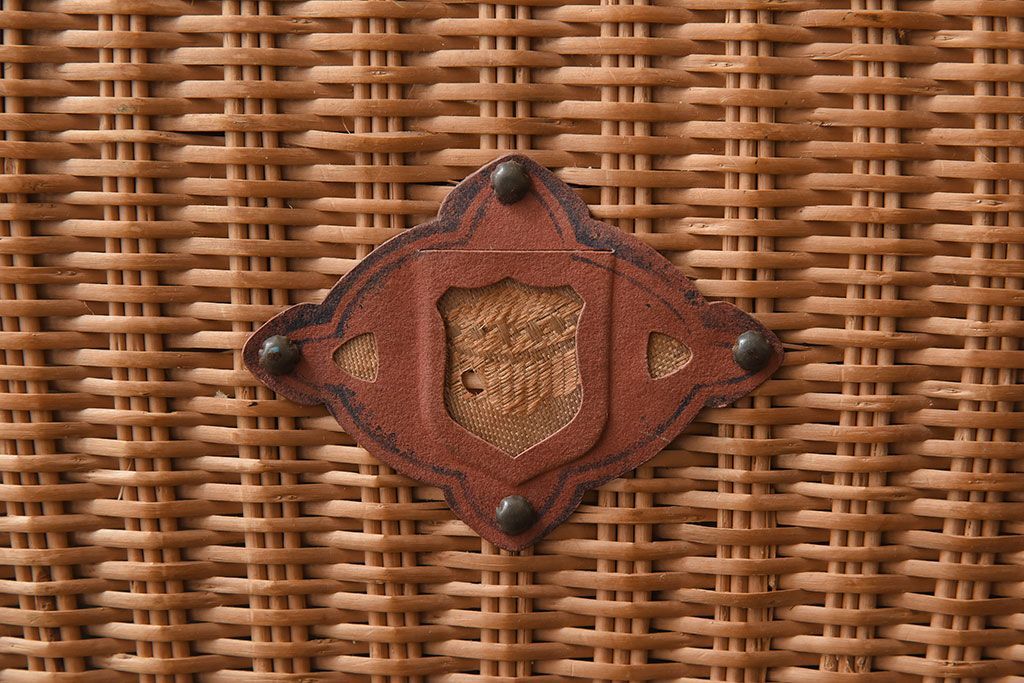 アンティーク雑貨　昭和レトロなアンティークバスケット