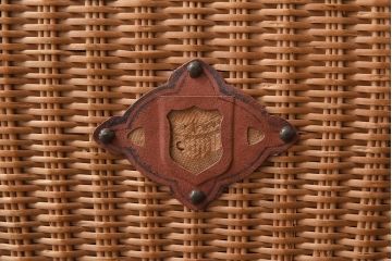 アンティーク雑貨　昭和レトロなアンティークバスケット