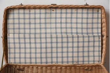 アンティーク雑貨　昭和レトロなアンティークバスケット