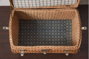 アンティーク雑貨　昭和レトロなアンティークバスケット