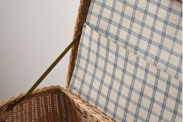 アンティーク雑貨　昭和レトロなアンティークバスケット