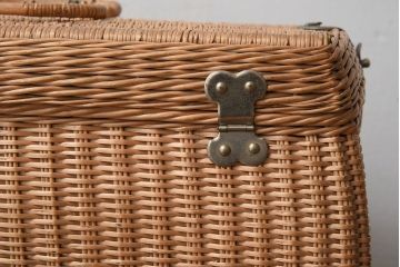 アンティーク雑貨　昭和レトロなアンティークバスケット
