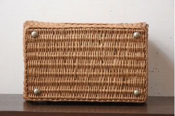 アンティーク雑貨　昭和レトロなアンティークバスケット
