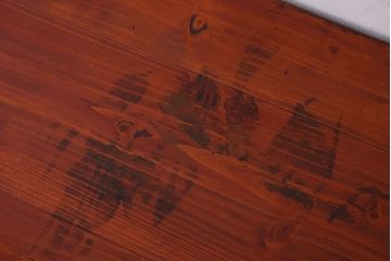 アンティーク家具　前面欅材!鉄脚付き衣装箪笥ローボード(時代箪笥)(1)